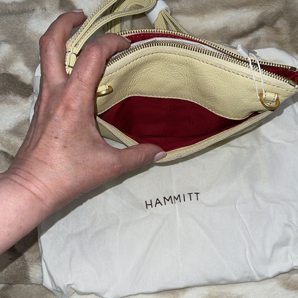 NWT HAMMITT NASH SMALL (3-Way) Crossbody/Wristlet/Belt Bag (Dawn/Brushed Gold) - Picture 17 of 17
